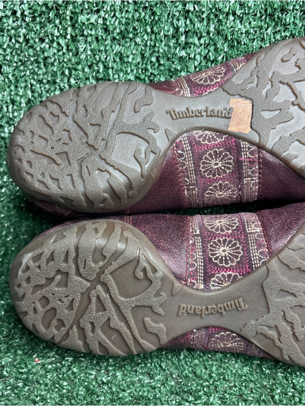 NEW Timberland Womens Slip On Ballet Flats Size 8.5 Oxblood Leather Arch Support - Picture 10 of 12